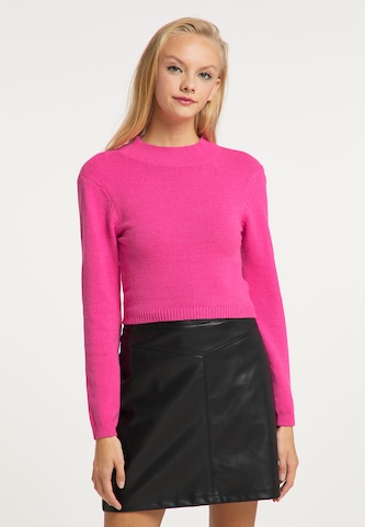 Pull-over myMo at night en rose : devant