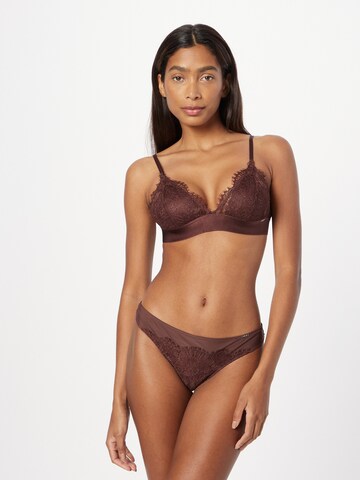 Lindex Thong 'Nora' in Brown