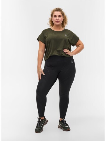 Maglia funzionale 'ABASIC' di Active by Zizzi in verde