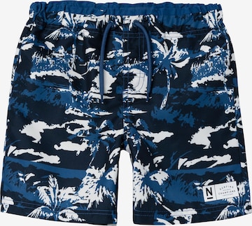 NAME IT Board Shorts 'ZABA' in Blue: front