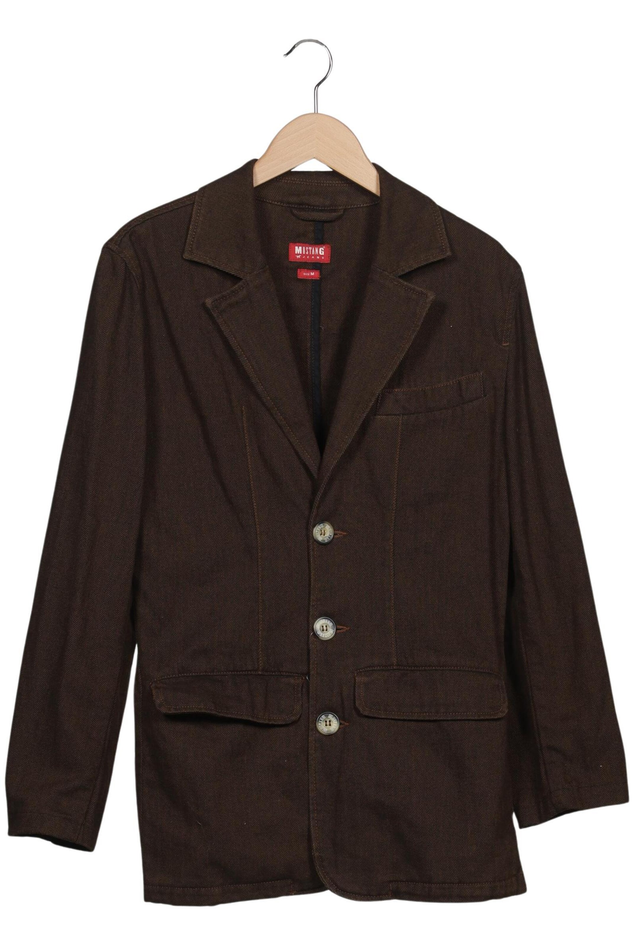 MUSTANG Suit Jacket in M in Brown: front
