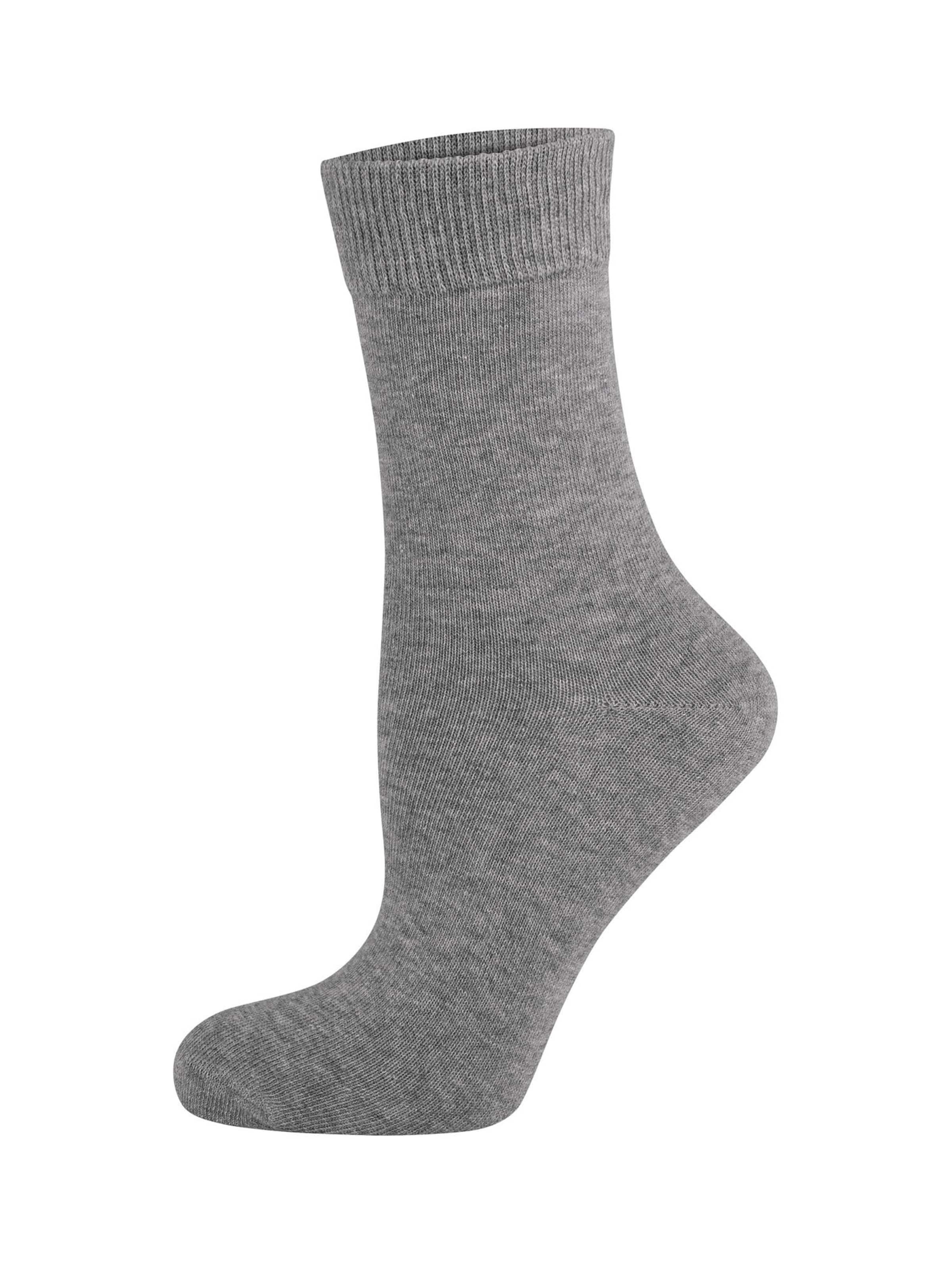Nur Die - Meias ' Classic Komfortbund ' em cinzento