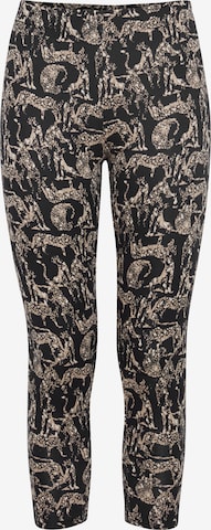 Fransa Leggings in Black: front