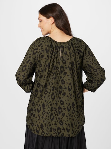 ABOUT YOU Curvy Blouse 'Talea' in Green