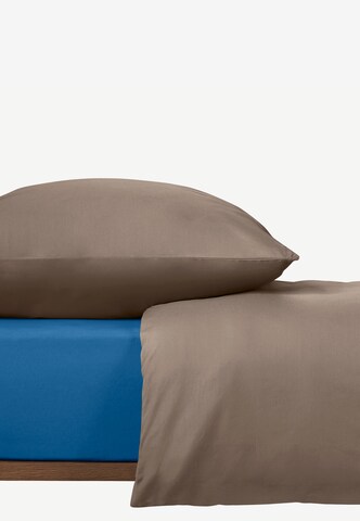 uncover by SCHIESSER Bed Sheet 'New Jersey' in Blue