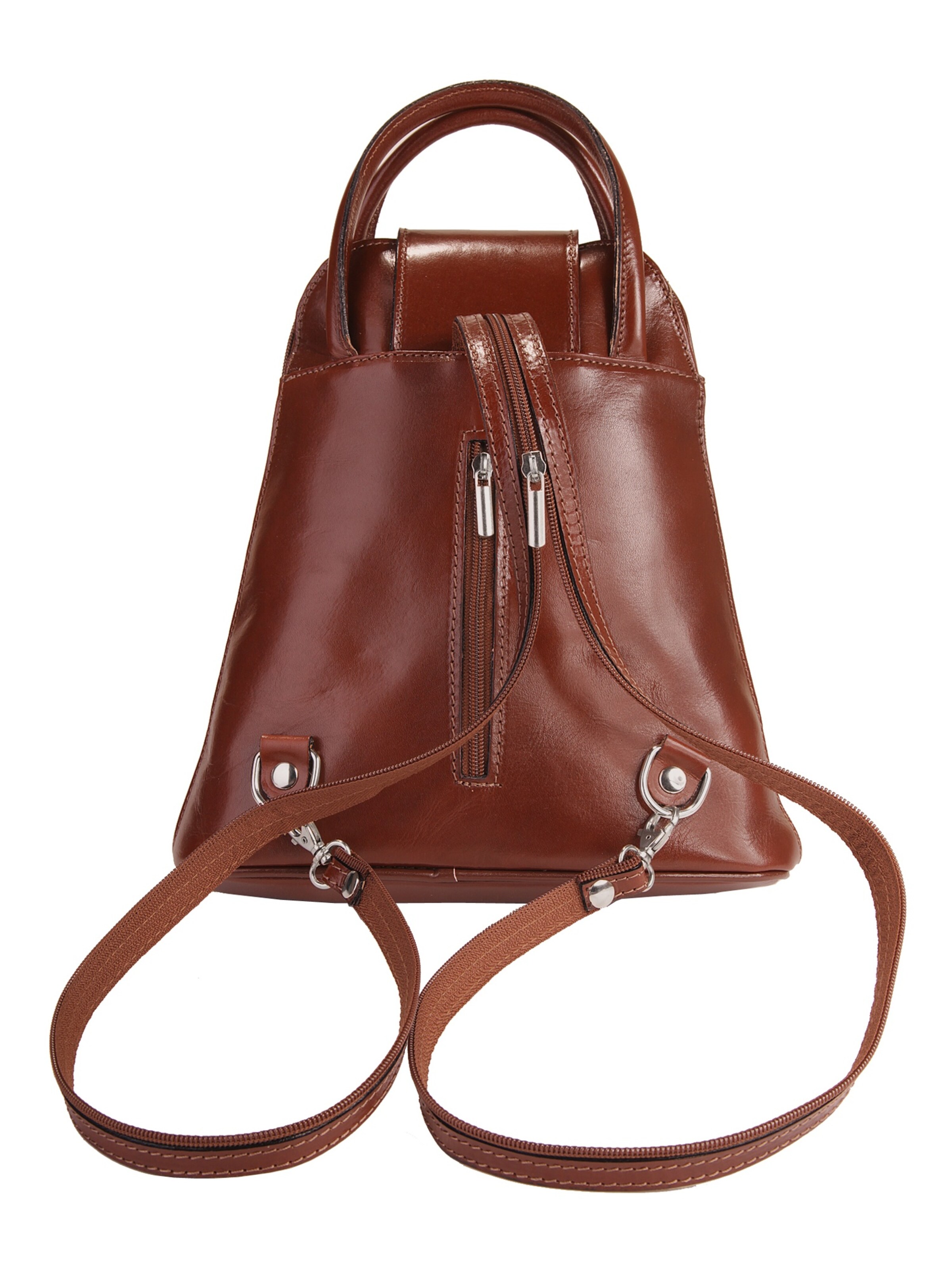 Sac à dos 'FATA BUONA' piké en marron