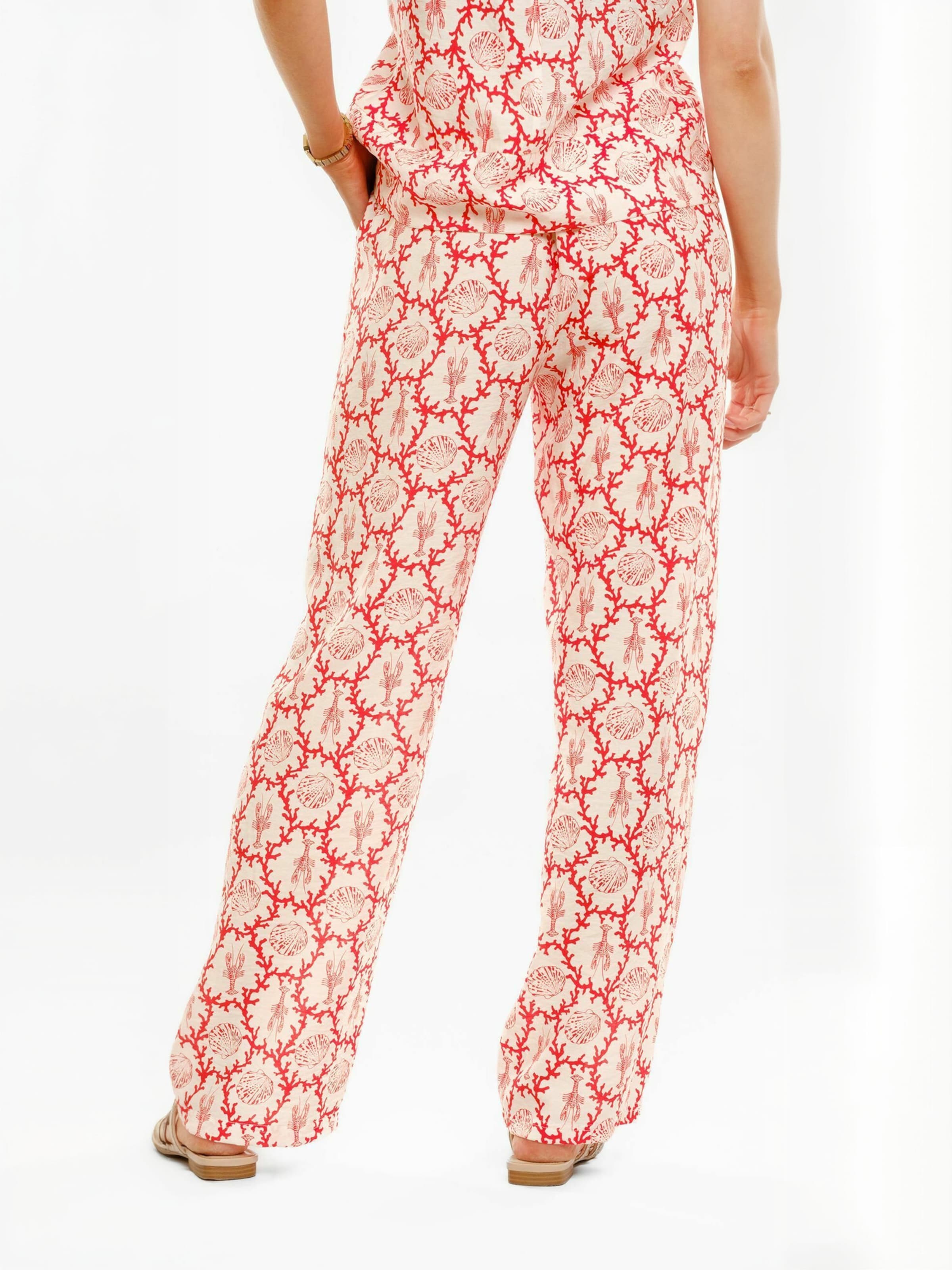 Liberte Essentiel Regular Broek ' LOBBI ' in Rood