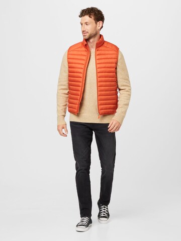 SAVE THE DUCK Vest 'Adam' in Orange