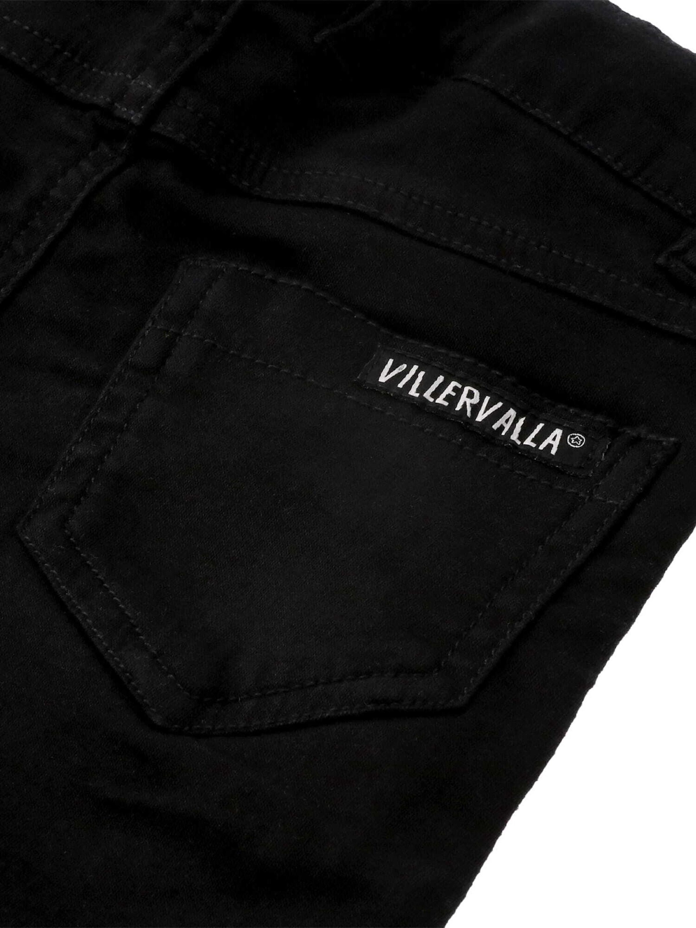 Villervalla Regular Pants in Black