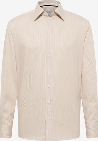 ETERNA Regular fit Business shirt in Beige: front