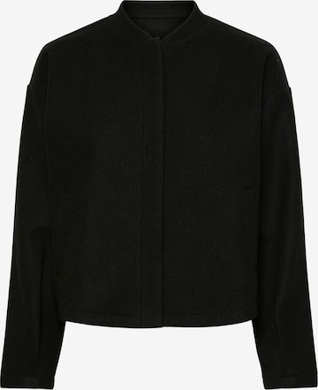 juoda PIECES Demisezoninė striukė: priekis