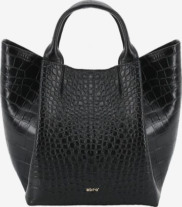 ABRO Shopper 'ESSENITAL' in Black: front
