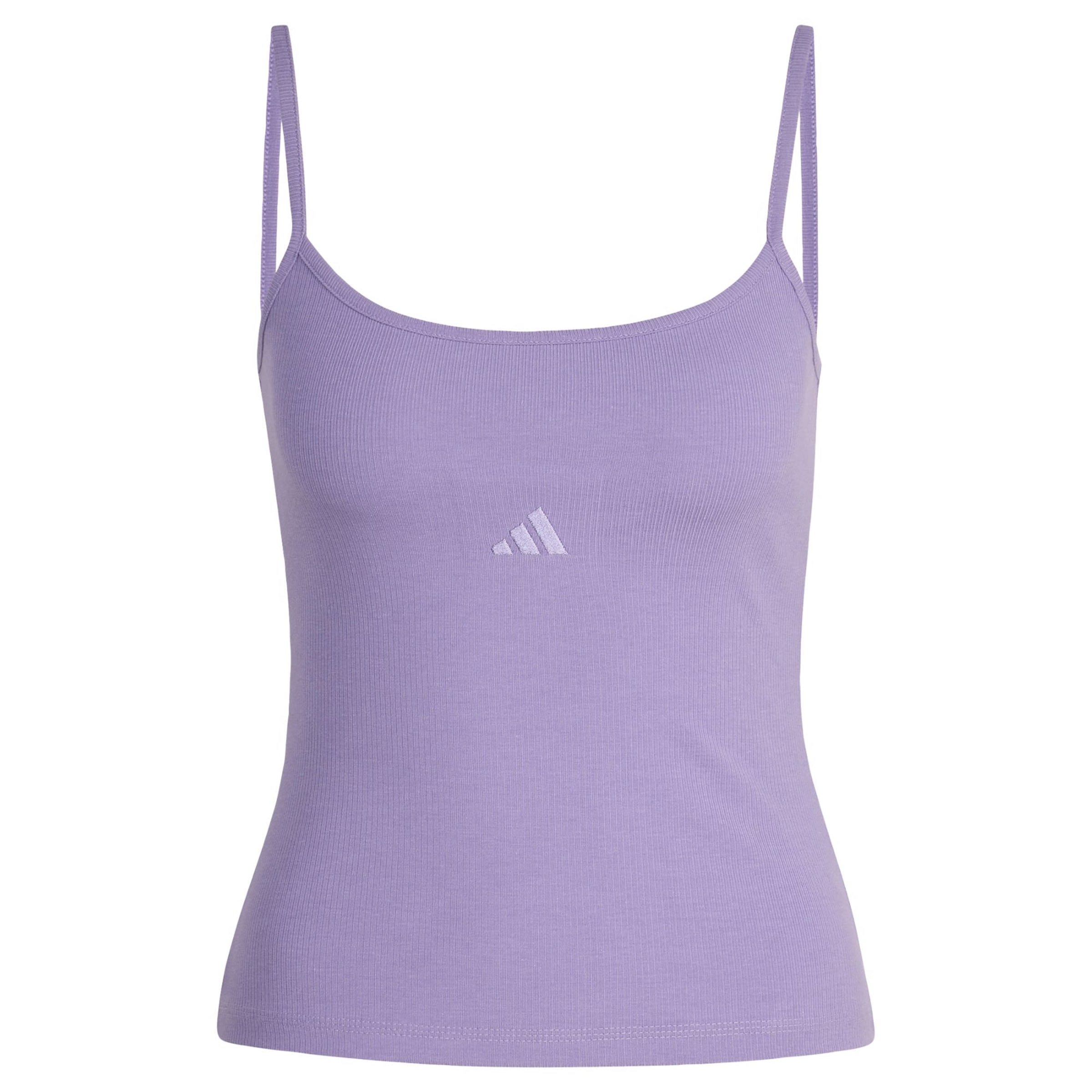 ADIDAS SPORTSWEAR - Top deportivo 'Essentials' en lila: frente