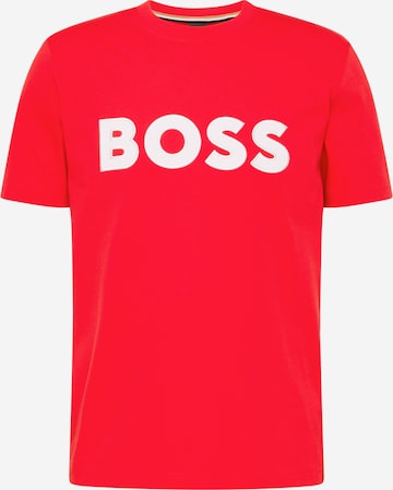BOSS Black - Camiseta 'Tiburt' en rojo: frente