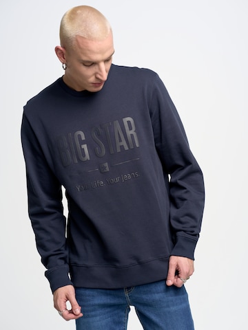 BIG STAR Sweatshirt 'ECODORT' in Blau