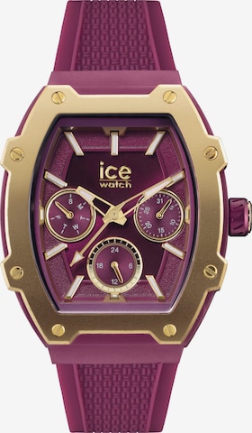 ICE WATCH Analoguhr in Lila: Vorderseite