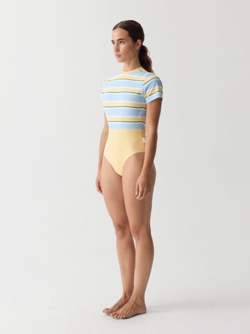 SEABASS High neck Badpak 'Women Swimsuit Rae' in Blauw