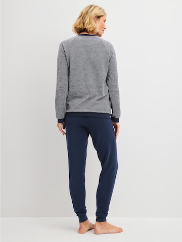 CALIDA Pyjama 'Soft Dreams' in Blauw