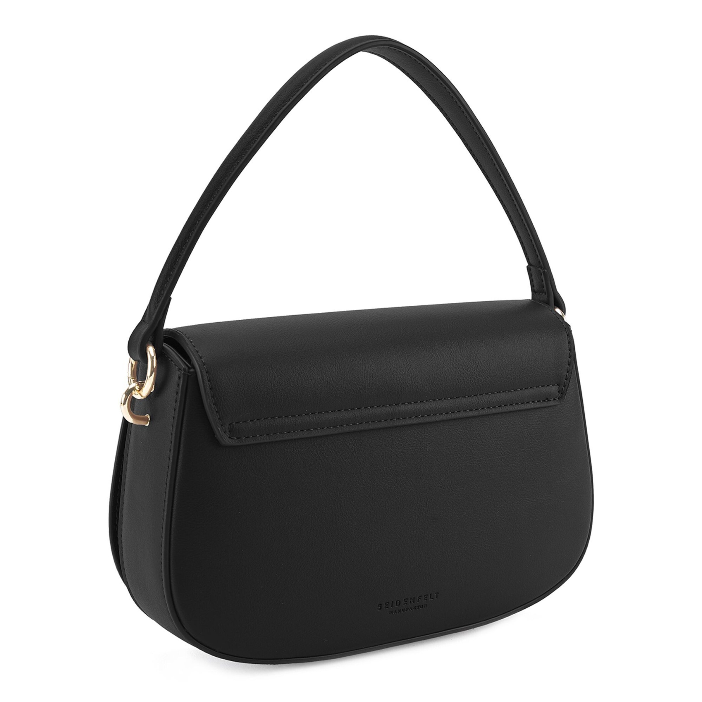 Seidenfelt Handtasche 'Eiby' in Schwarz