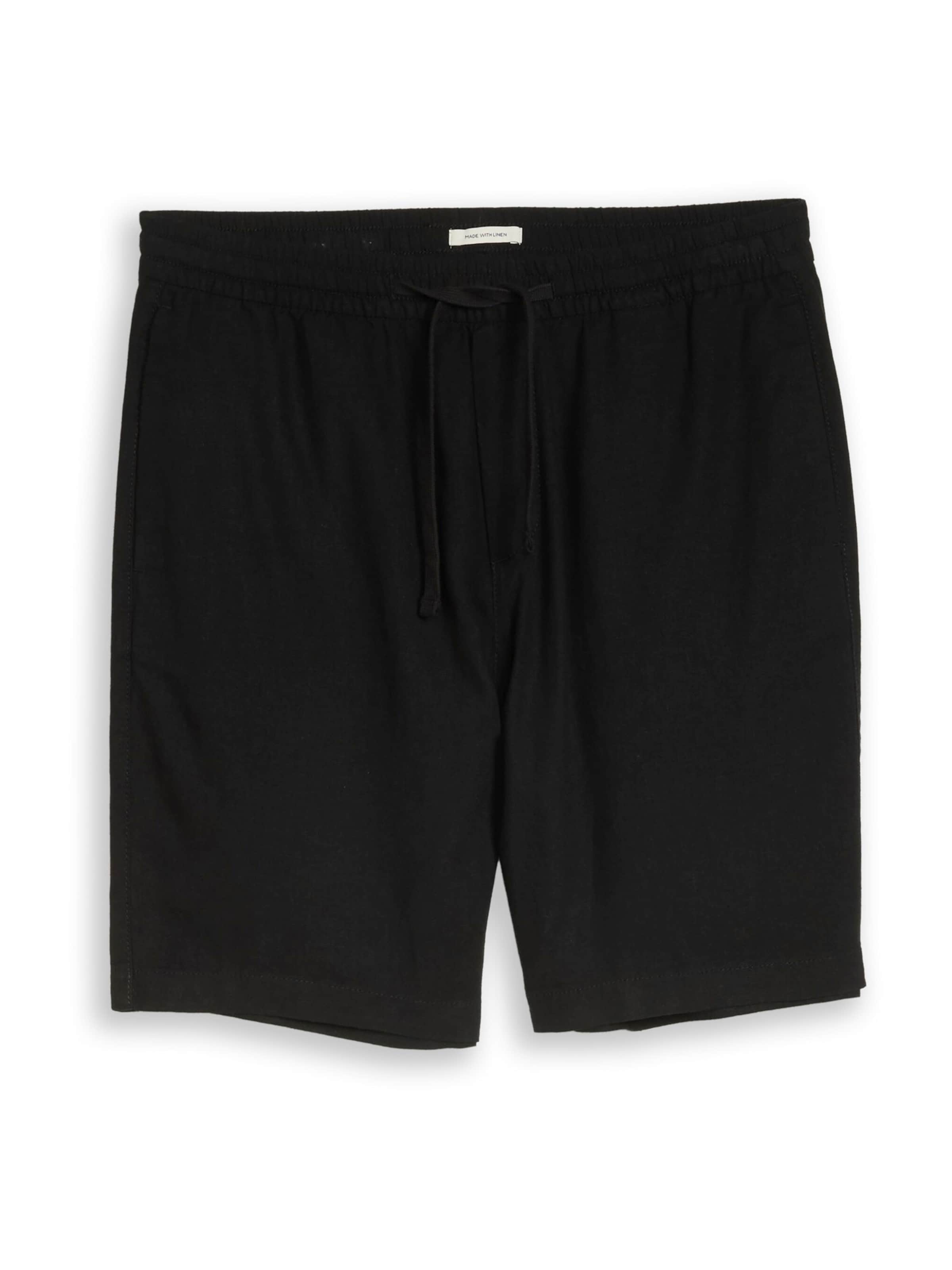 Loosefit Pantaloni di TOM TAILOR DENIM in nero: frontale