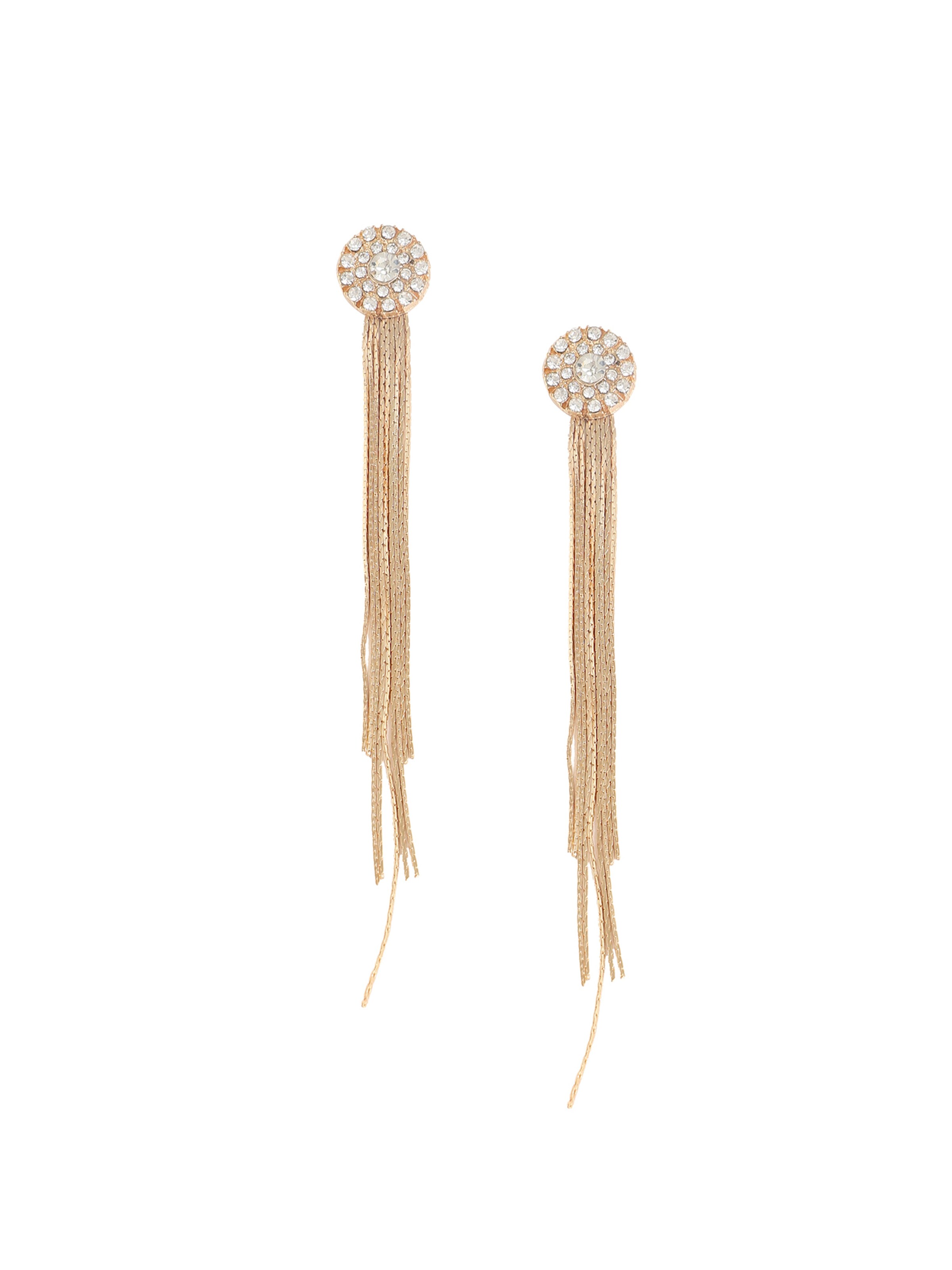 SOHI Oorbellen 'Rajiya' in Goud: voorkant