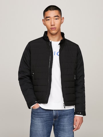 TOMMY HILFIGER Padded Recycled Racer Jacket in Schwarz: predná strana