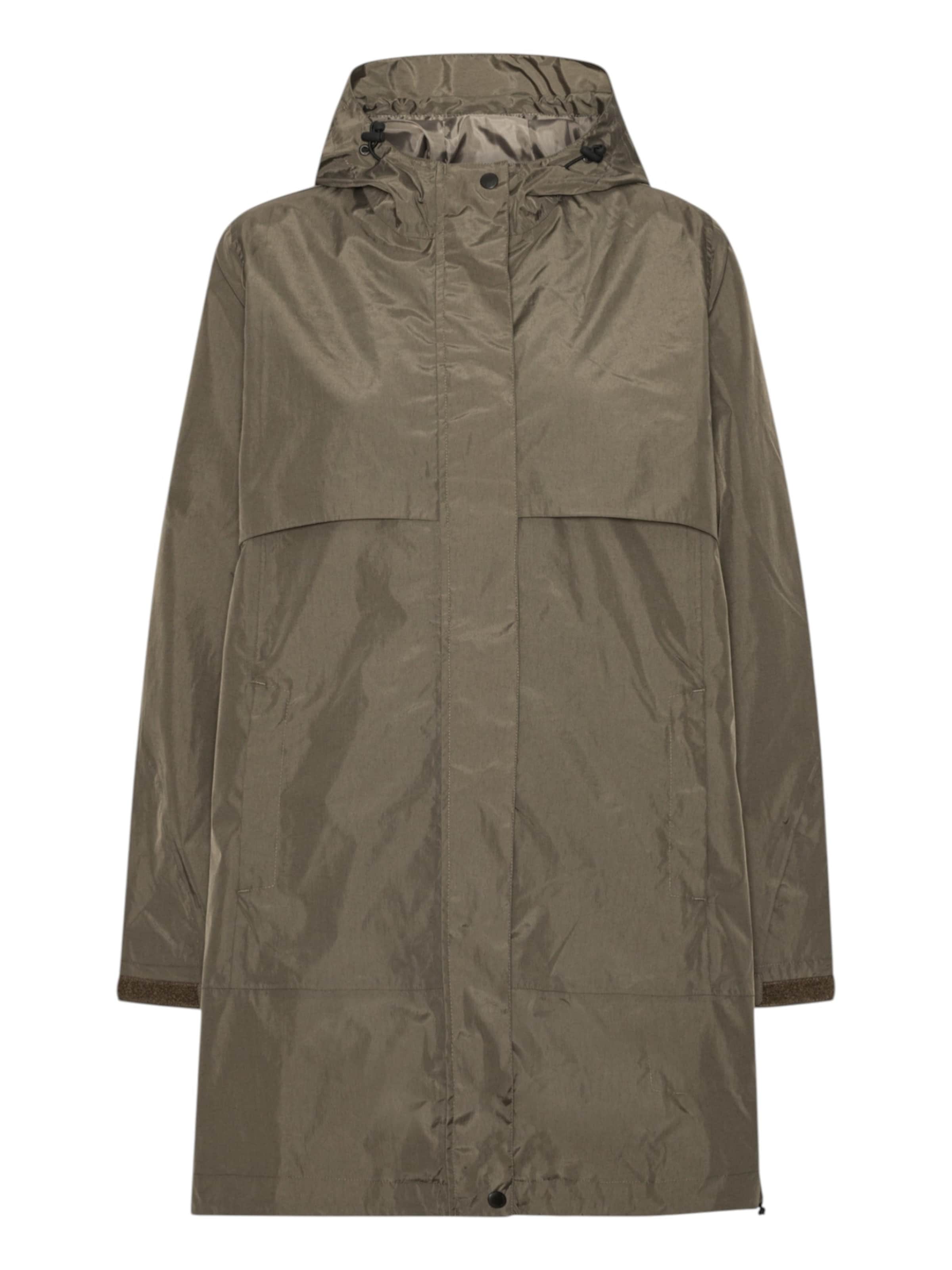 ILSE JACOBSEN Functionele jas 'Cityrain03' in Bruin: voorkant