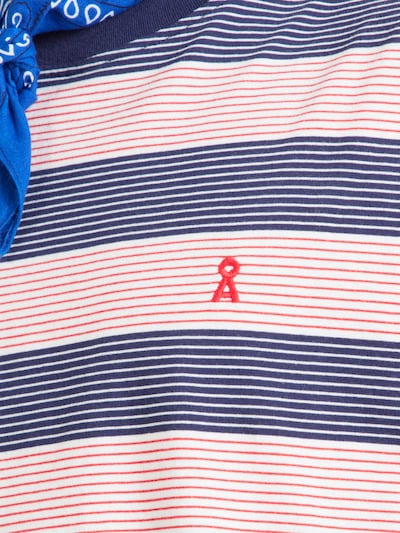 ARMEDANGELS Shirt 'MAARKOS' in Ecru / Navy / Orange red, Item view