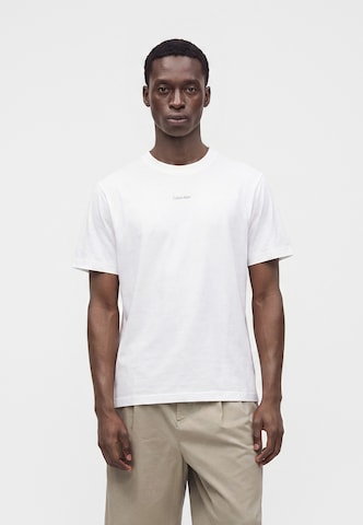 Calvin Klein Jeans Majica 'EASY' | bela barva