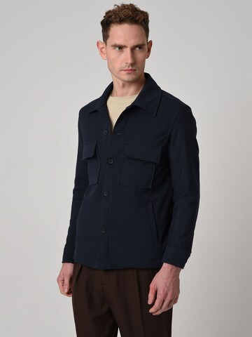 Antioch Between-seasons coat in Blue
