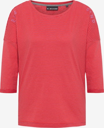 Elbsand Shirt 'Veera' in Rot: predná strana