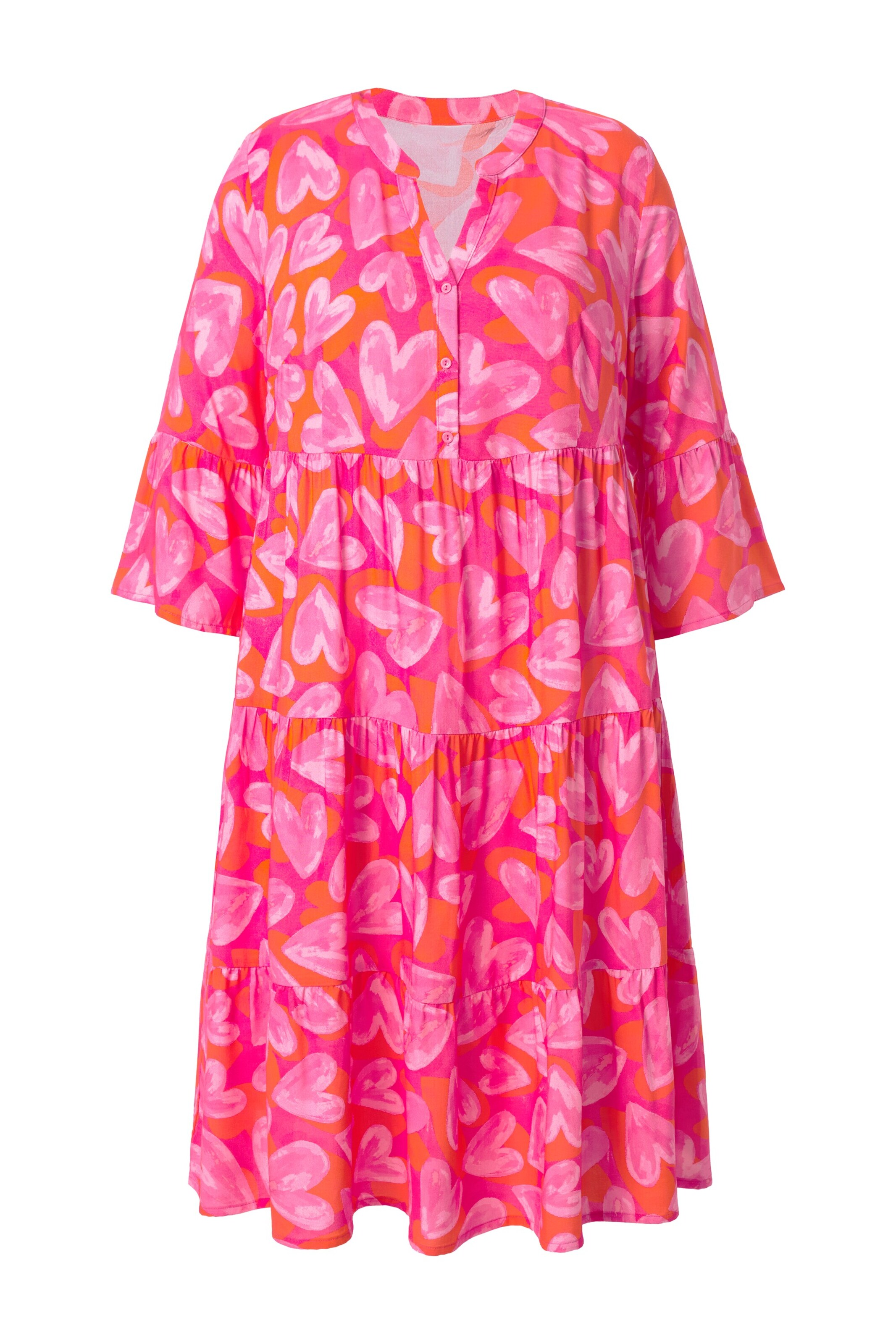 MIAMODA Dress in Pink: front