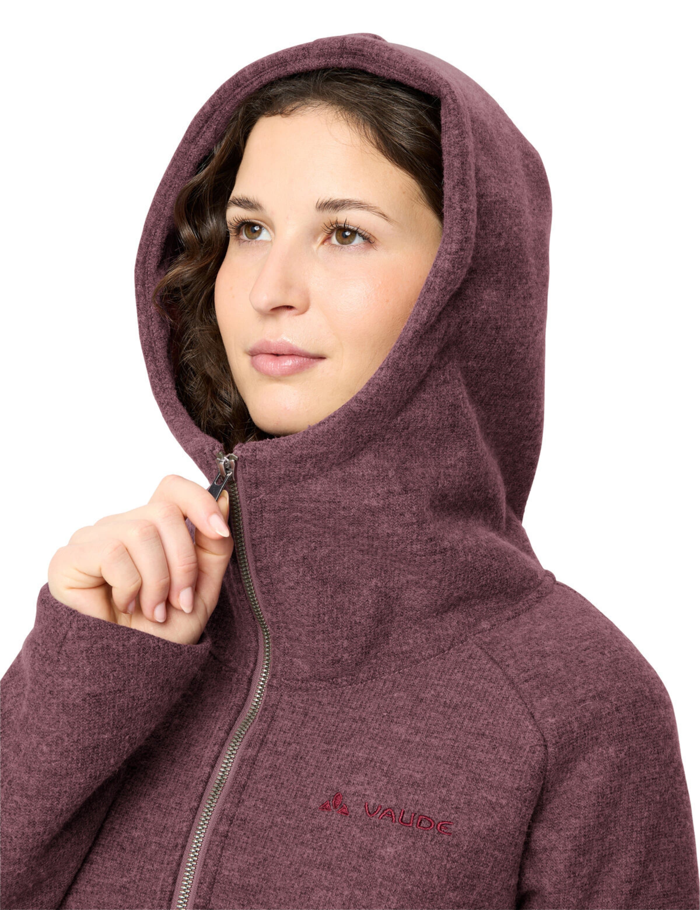 VAUDE Functionele fleece jas 'Tinshan III' in Rood