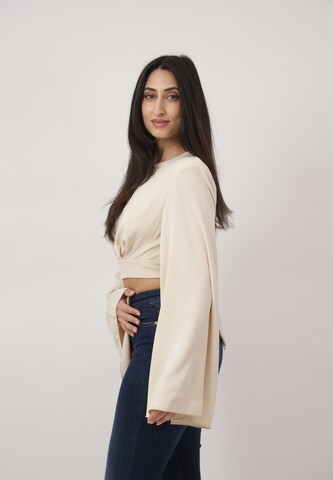 Elara Bluse in Beige