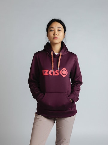 Sweat de sport Izas en rouge : devant