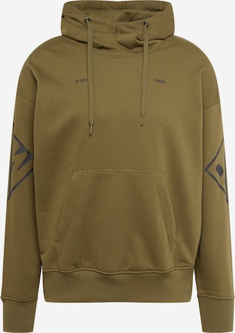 Sweat-shirt G-Star RAW en vert : devant