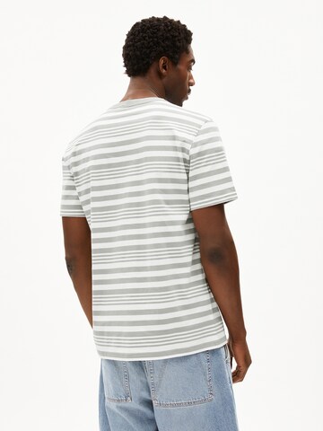 ARMEDANGELS T-Shirt MAARKOS BOLD STRIPES in Beige