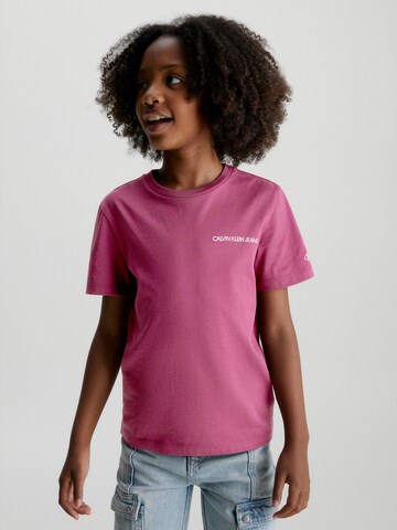 Calvin Klein JeansMajica - ljubičasta boja: prednji dio