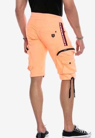 CIPO & BAXX Regular Cargo Pants in Orange