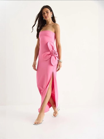 Bianco Lucci Jurk 'Maxi' in Roze