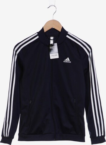 ADIDAS PERFORMANCE Sweatshirt & Zip-Up Hoodie in S in Blue: front