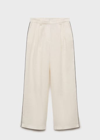 MANGO Wide leg Pants in White