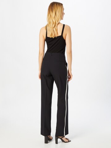 MORE & MORE Regular Pleated Pants 'Marlene' in Black