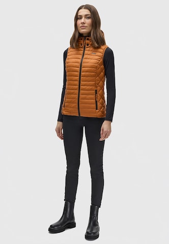 MARIKOO Vest 'Hasenpfote' in Orange: front