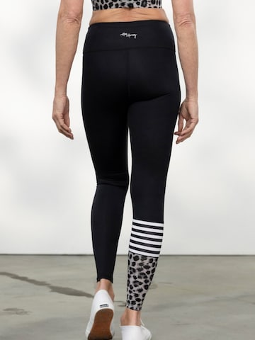 Hey Honey Skinny Workout Pants 'Surf Style' in Grey
