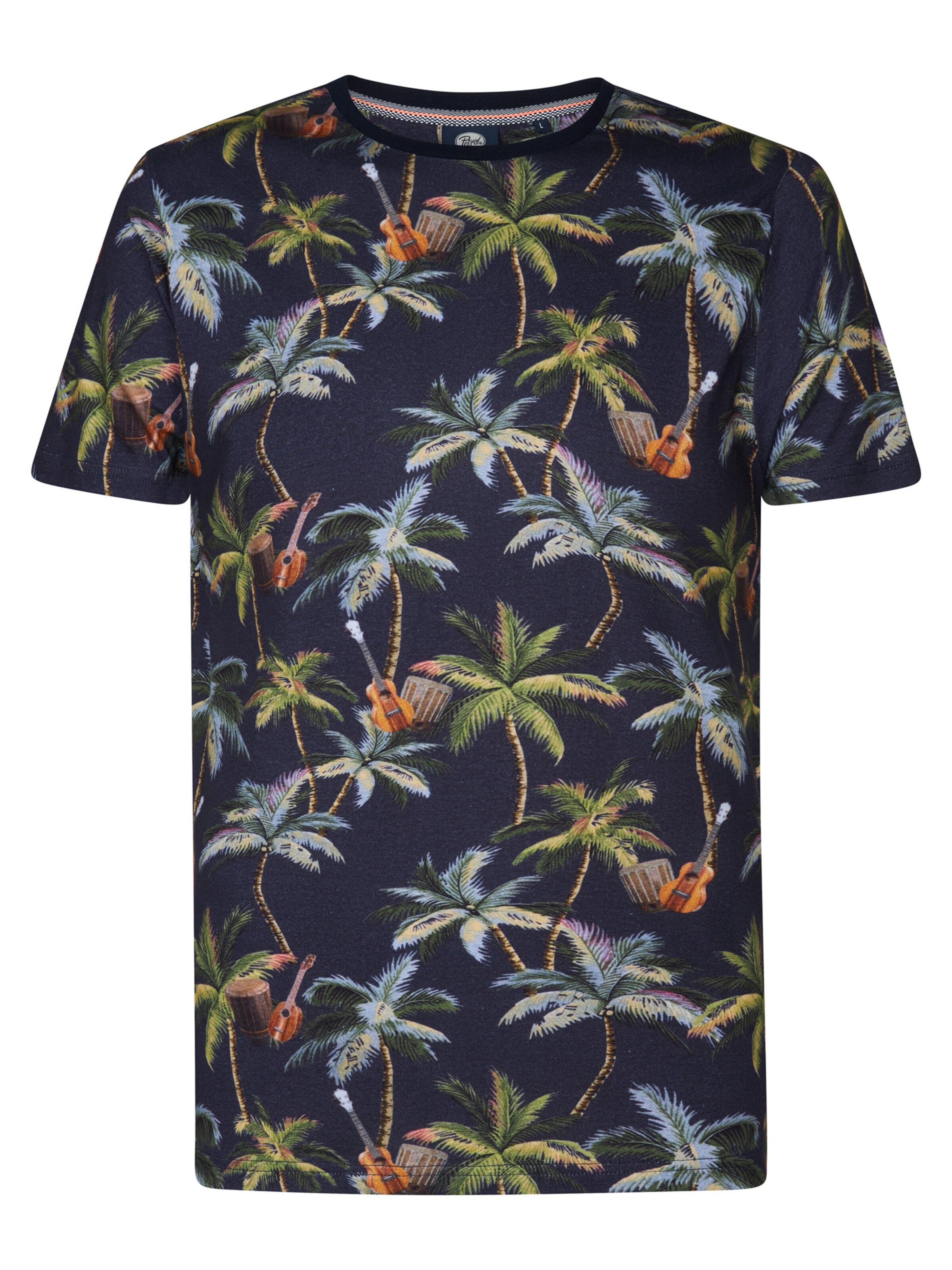 Petrol Industries Μπλουζάκι σε μπλε: μπροστά