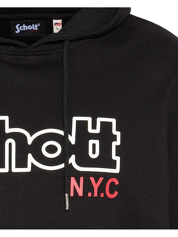 Schott NYC Sweatshirt in Black