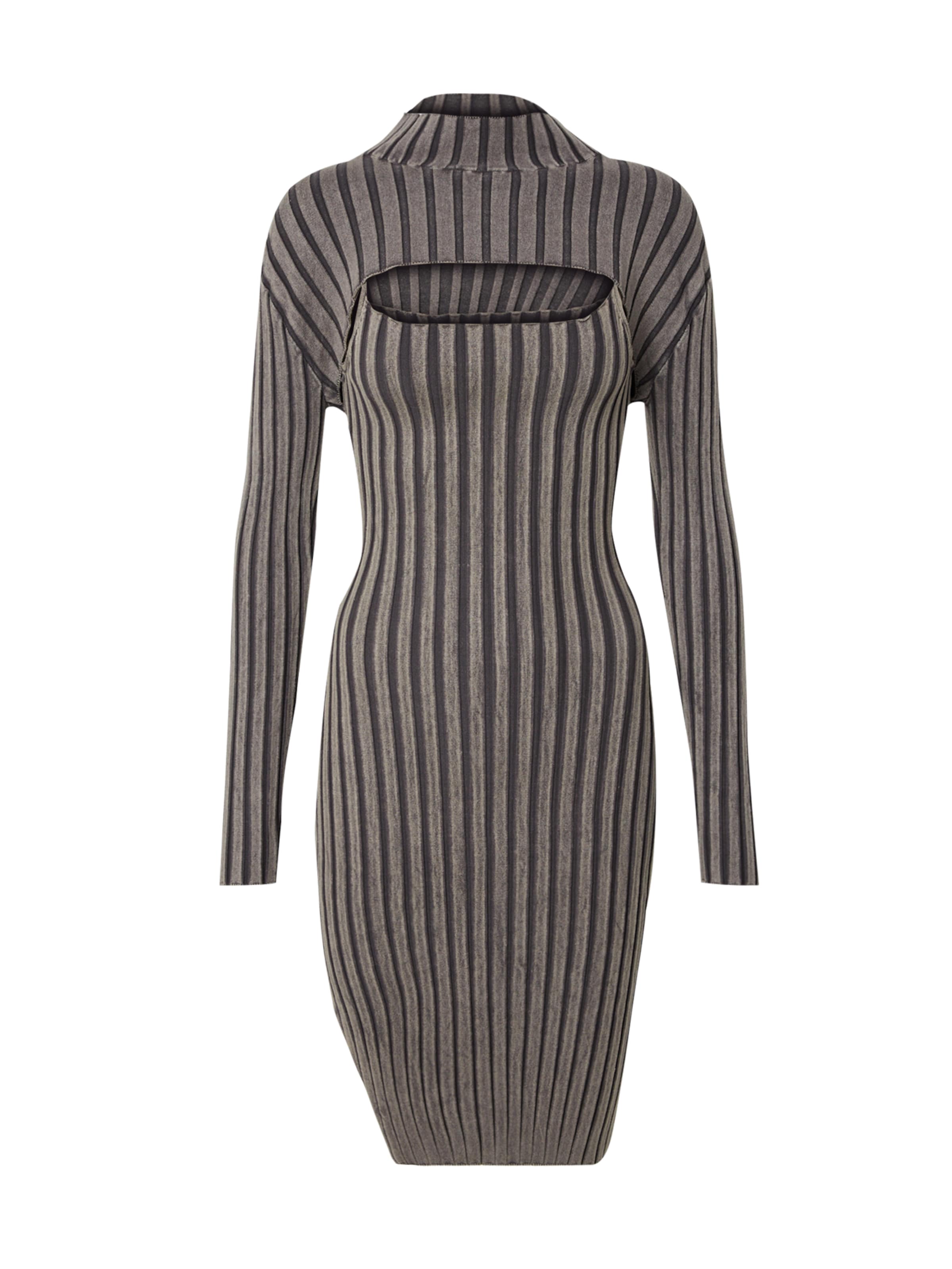 Robes en maille 'Meriem' LeGer by Lena Gercke en gris : devant