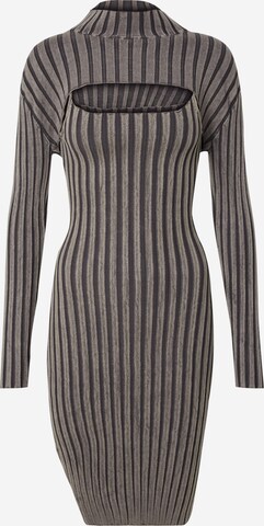 Robes en maille 'Meriem' LeGer by Lena Gercke en gris : devant