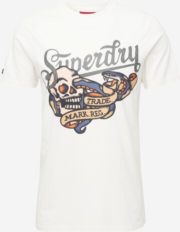 Superdry T-Shirt in Weiß: predná strana